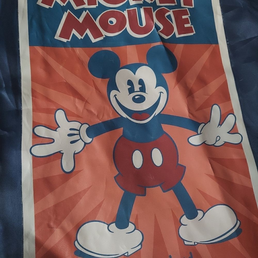 Disney Parks Blue Mickey Mouse Drawstring Backpack - Picture 2 of 5